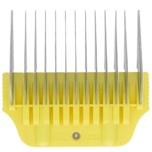 #0 5/8″ Yellow Wide Snap on Comb by PetStore.Direct