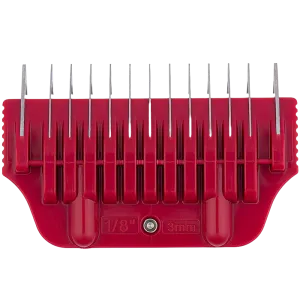 #5 1/8" Maroon Wide Attachment Comb 3mm by Zolitta