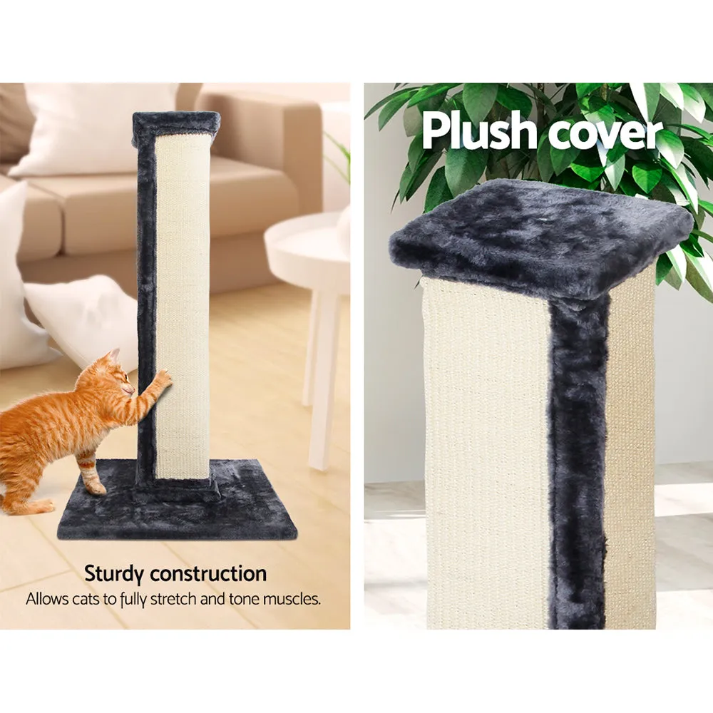 92cm Natural Sisal Cat Tree with Plush Condo i.Pet