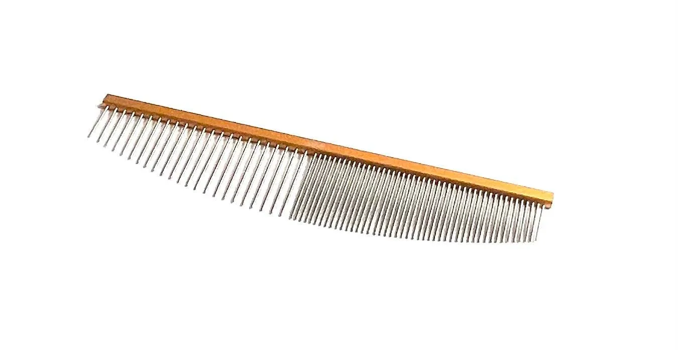 Abbfabb Grooming Scissors Ltd 6.5” Dual Purpose Crescent Dog Grooming Comb