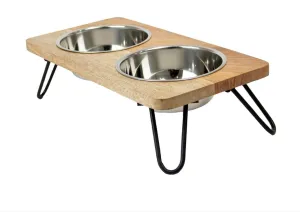 Ancol Hungry Paws Raised Twin Feeder