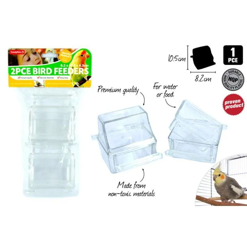Bird Cage Feeder - 8cm x 10.5cm x 6cm