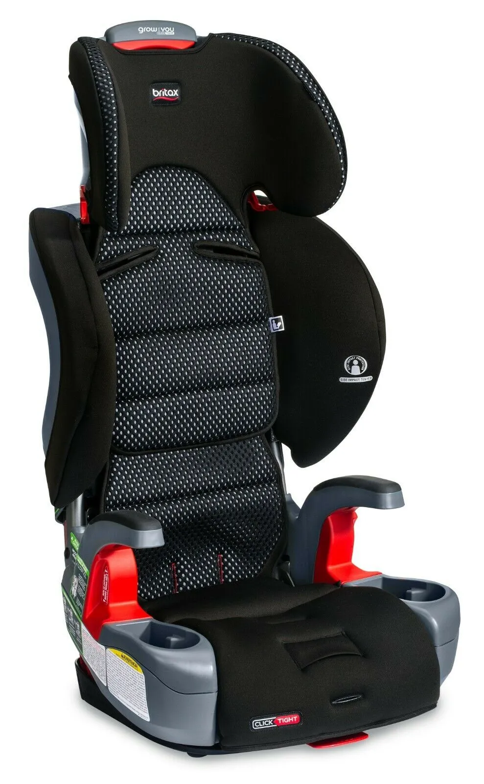 Britax Grow With You ClickTight Booster Car Seat - Cool Flow Grey