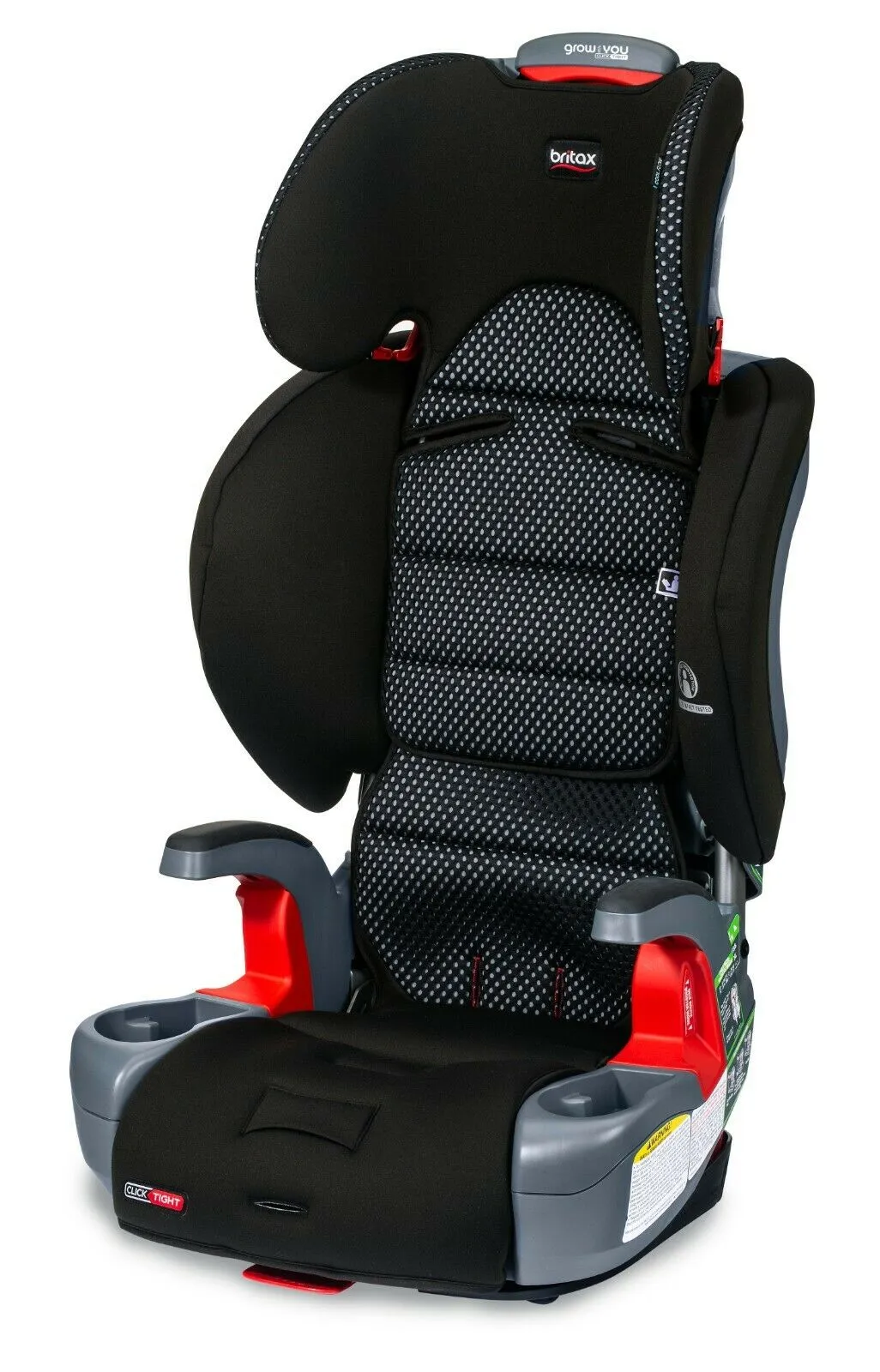 Britax Grow With You ClickTight Booster Car Seat - Cool Flow Grey