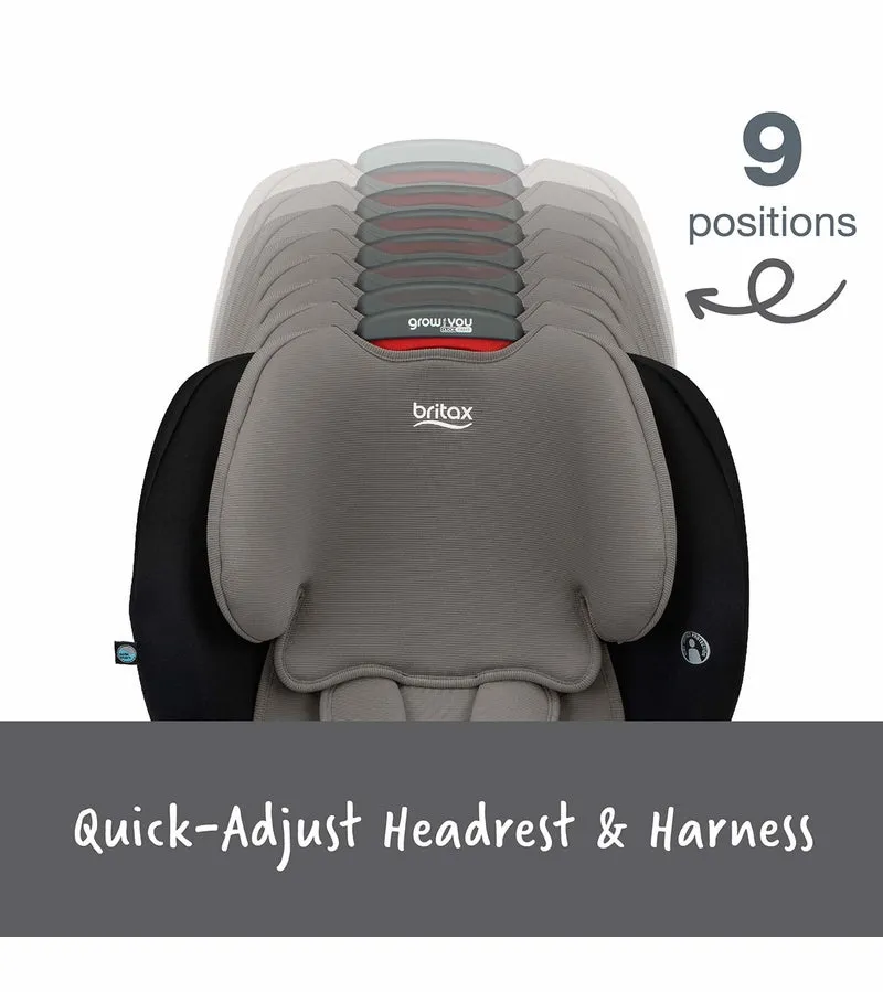 Britax Grow With You ClickTight Harness Booster Car Seat - Gray Contour
