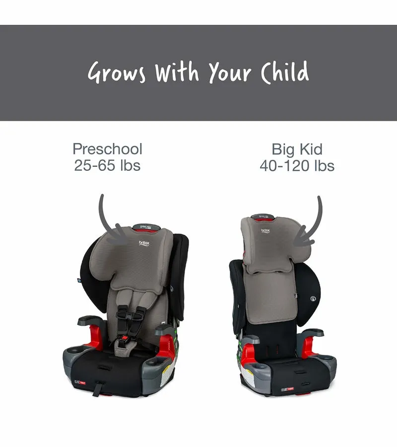 Britax Grow With You ClickTight Harness Booster Car Seat - Gray Contour