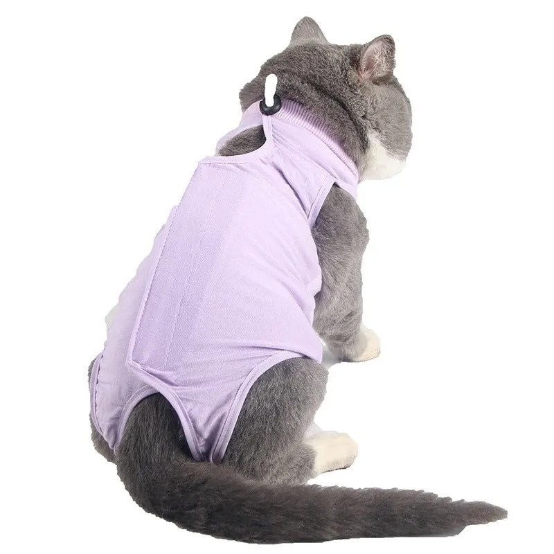 Cat Surgical Gown Female Cat Sterilization Clothing Surgical Gown Anti-Licking Pet Cat Clothes
