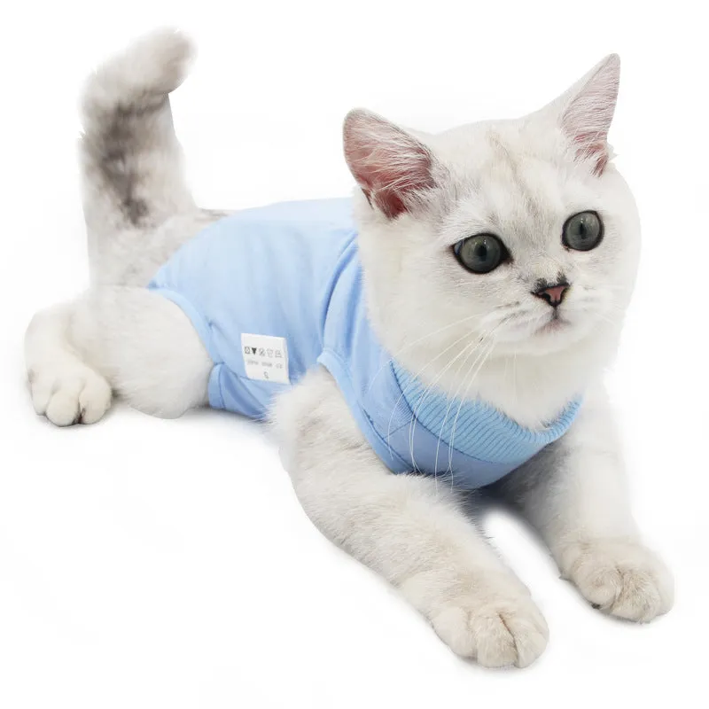 Cat Surgical Gown Female Cat Sterilization Clothing Surgical Gown Anti-Licking Pet Cat Clothes