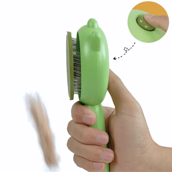 Cattasaurus™ Effortless Self-Cleaning Brush for Pets