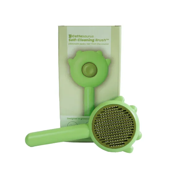 Cattasaurus™ Effortless Self-Cleaning Brush for Pets