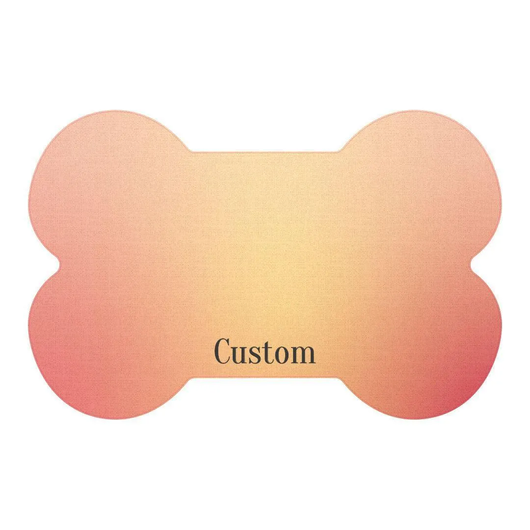 Custom Spot Bone PetFlat | Peach - Premium Vinyl Mat