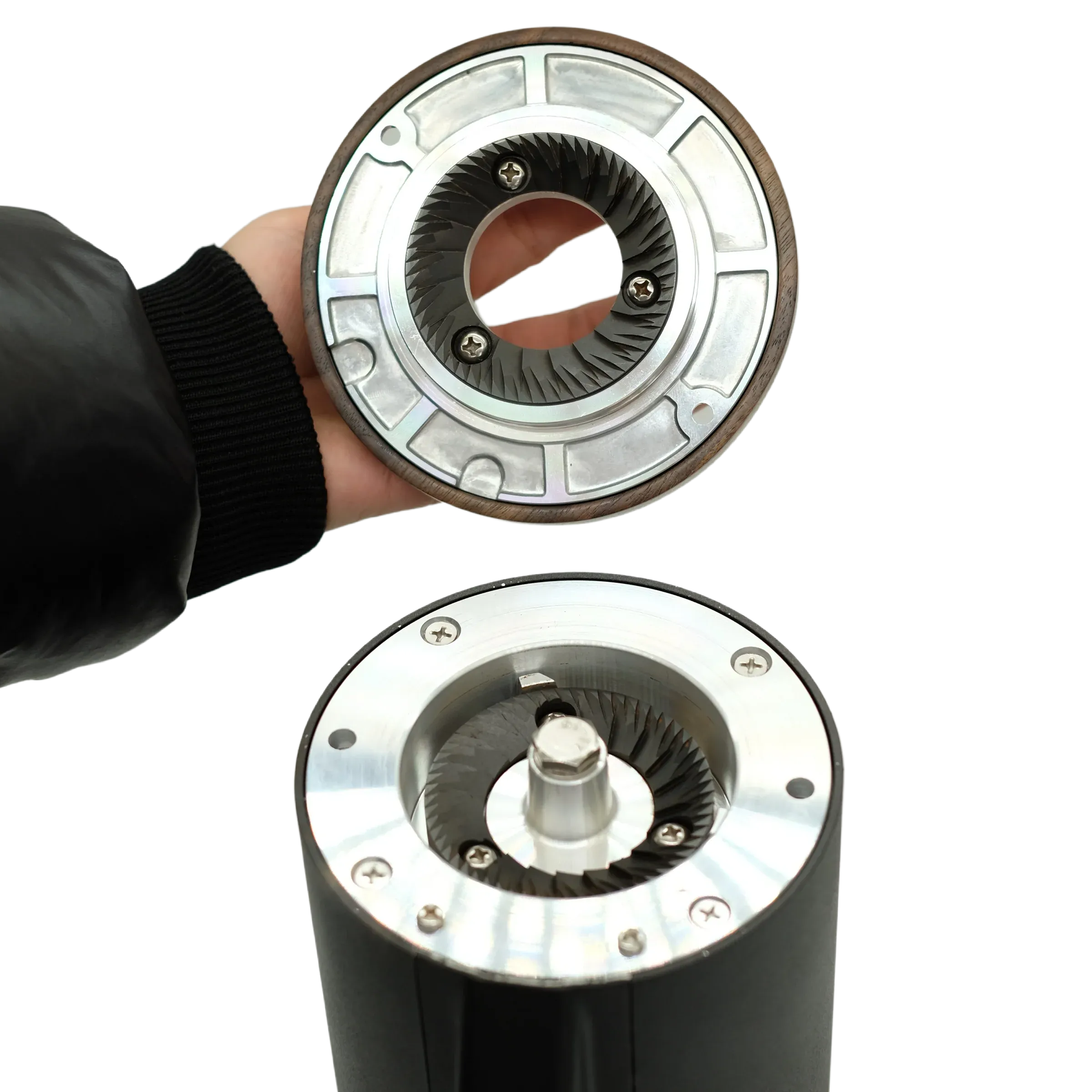 DF64P Espresso Grinder with DLC Burrs, Black