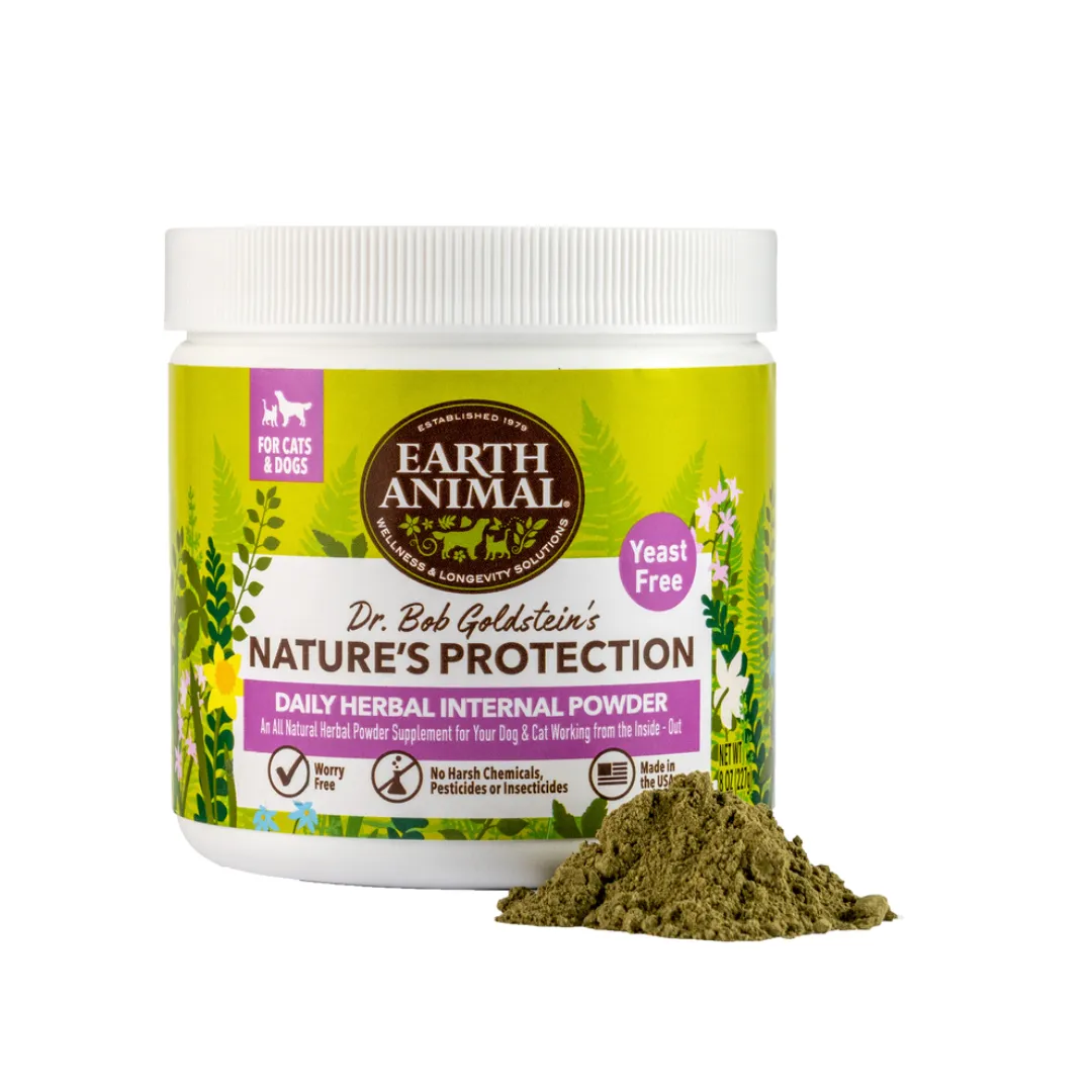 Earth Animal Flea & Tick Herbal Internal Powder Yeast Free