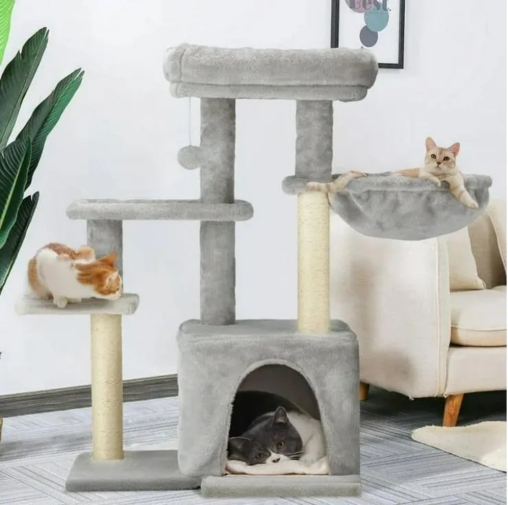 EROMMY Cat Tower w/ Scratching Posts