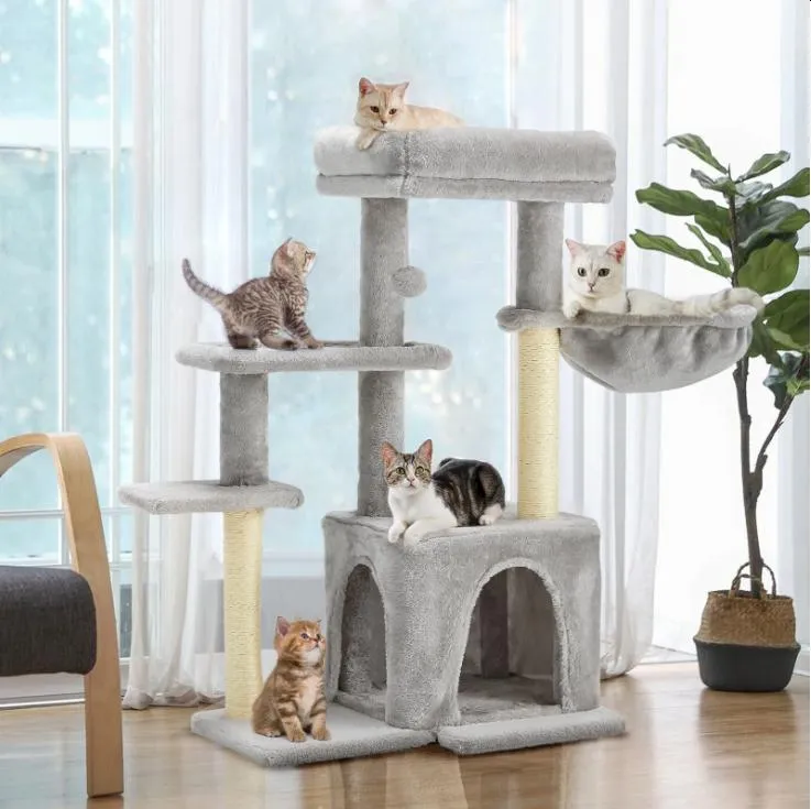 EROMMY Cat Tower w/ Scratching Posts