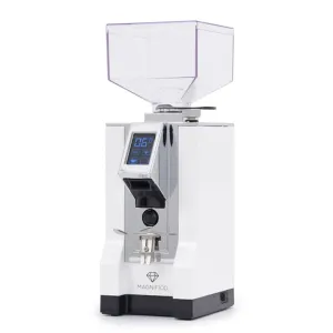 Eureka Mignon Magnifico 55 Coffee Grinder, White