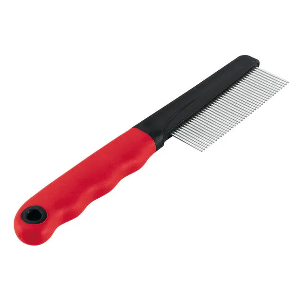 FERPLAST Dog and cat comb with chrome teeth