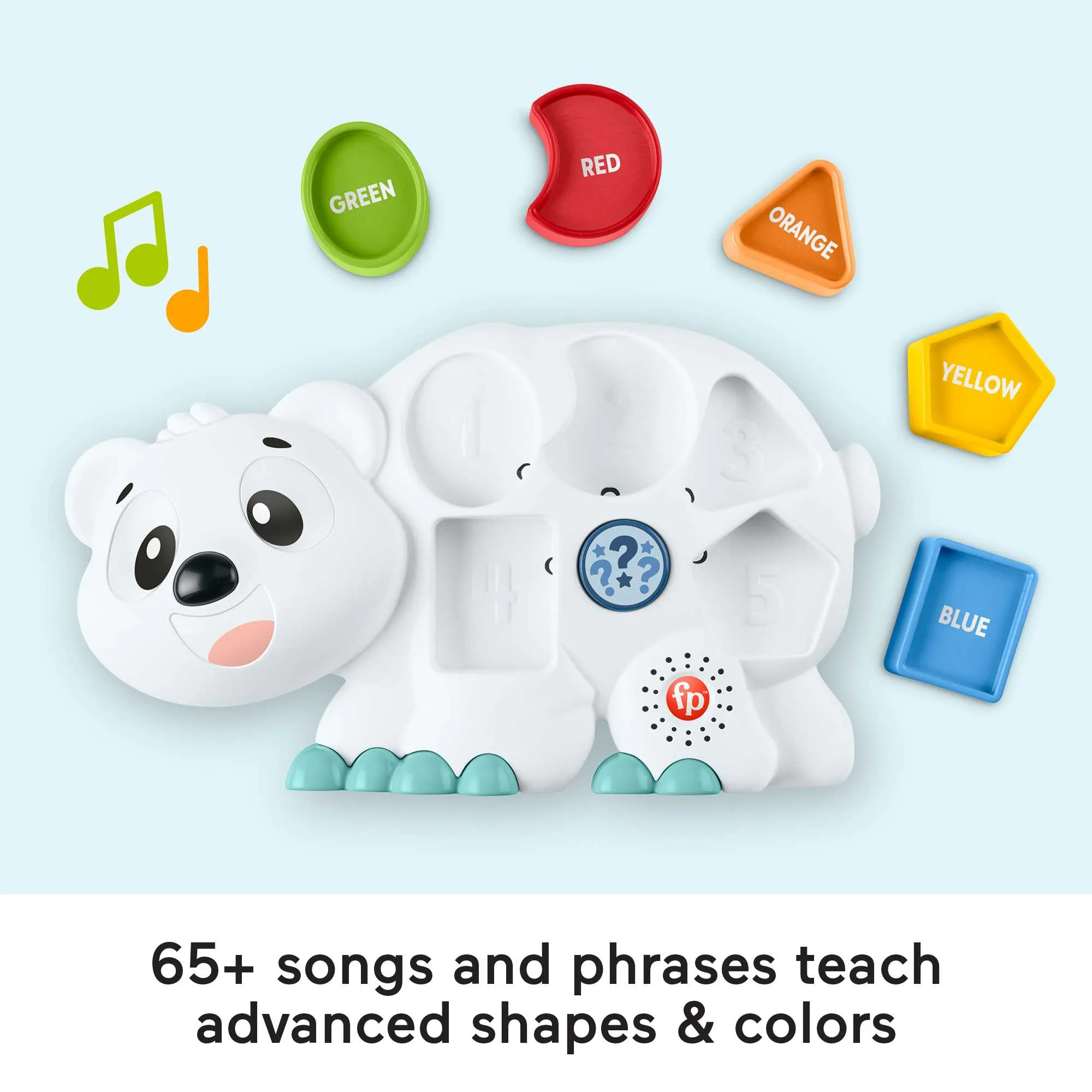 Fisher-Price Linkimals Puzzlin' Shapes Polar Bear - French Version