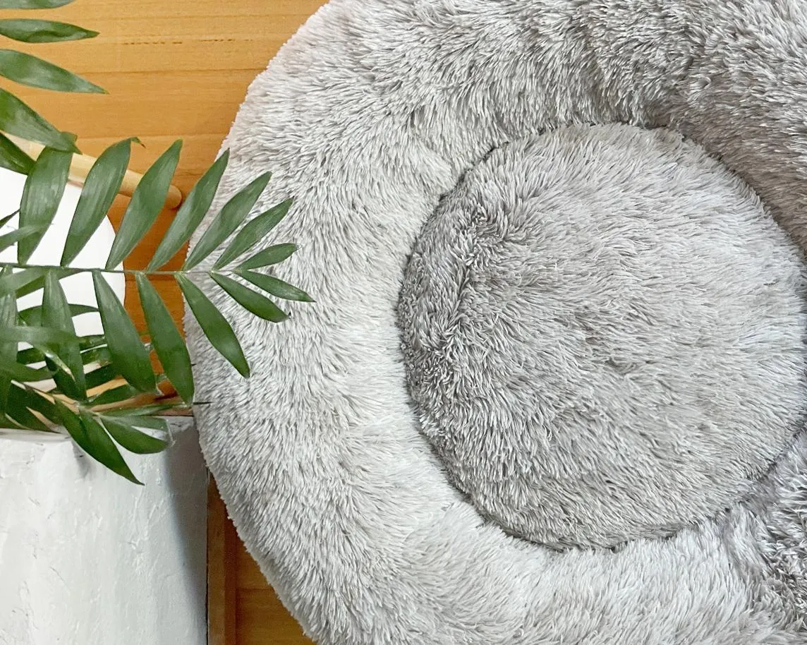 Hugzzz Orthopaedic Curl Up Cloud Calming Dog Bed Alpine
