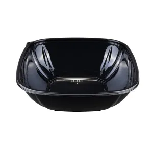 Karat 64oz PET Square Bowl, Black - 150 pcs