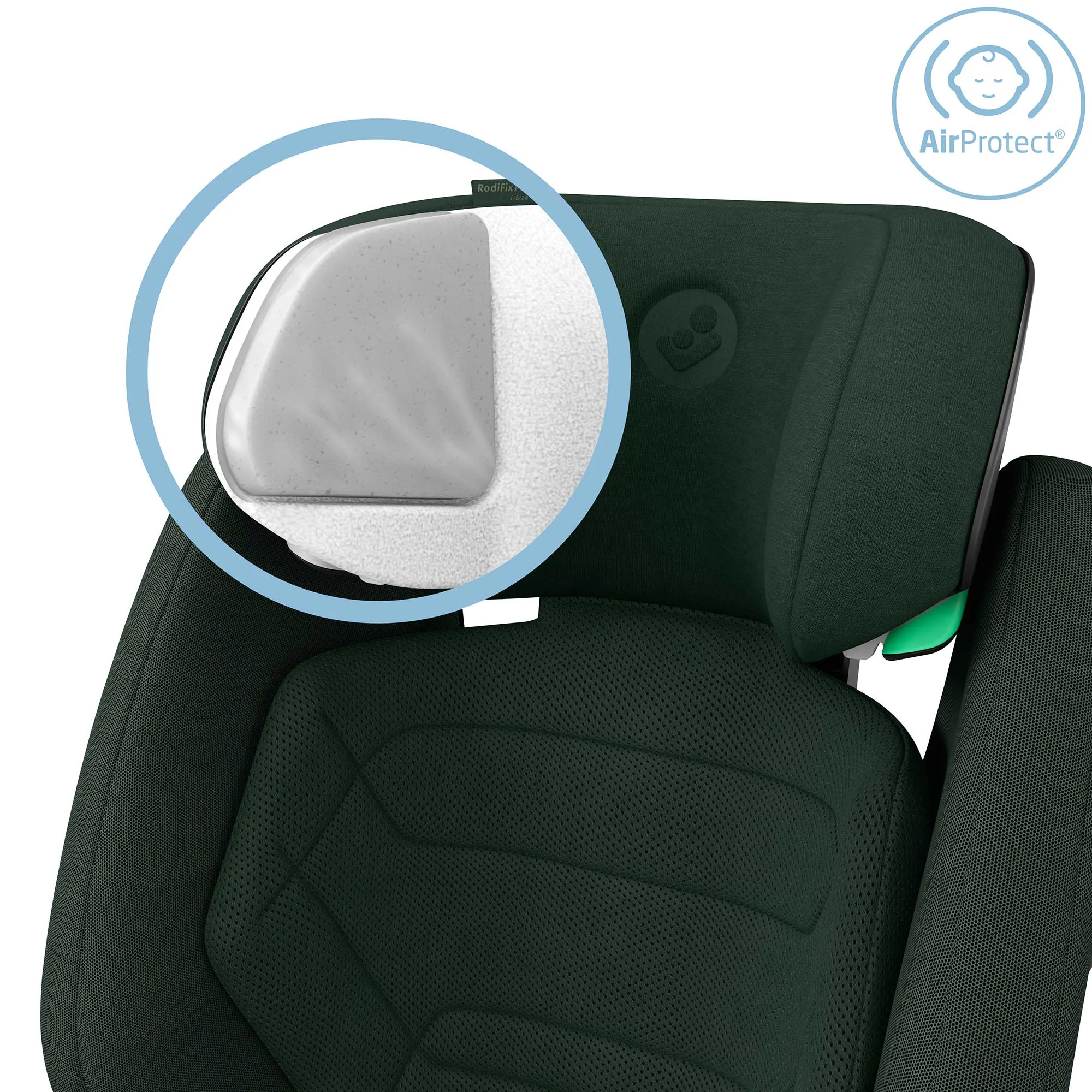 Maxi-Cosi Rodifix Pro 2 i-size Booster Seat in Authentic Green