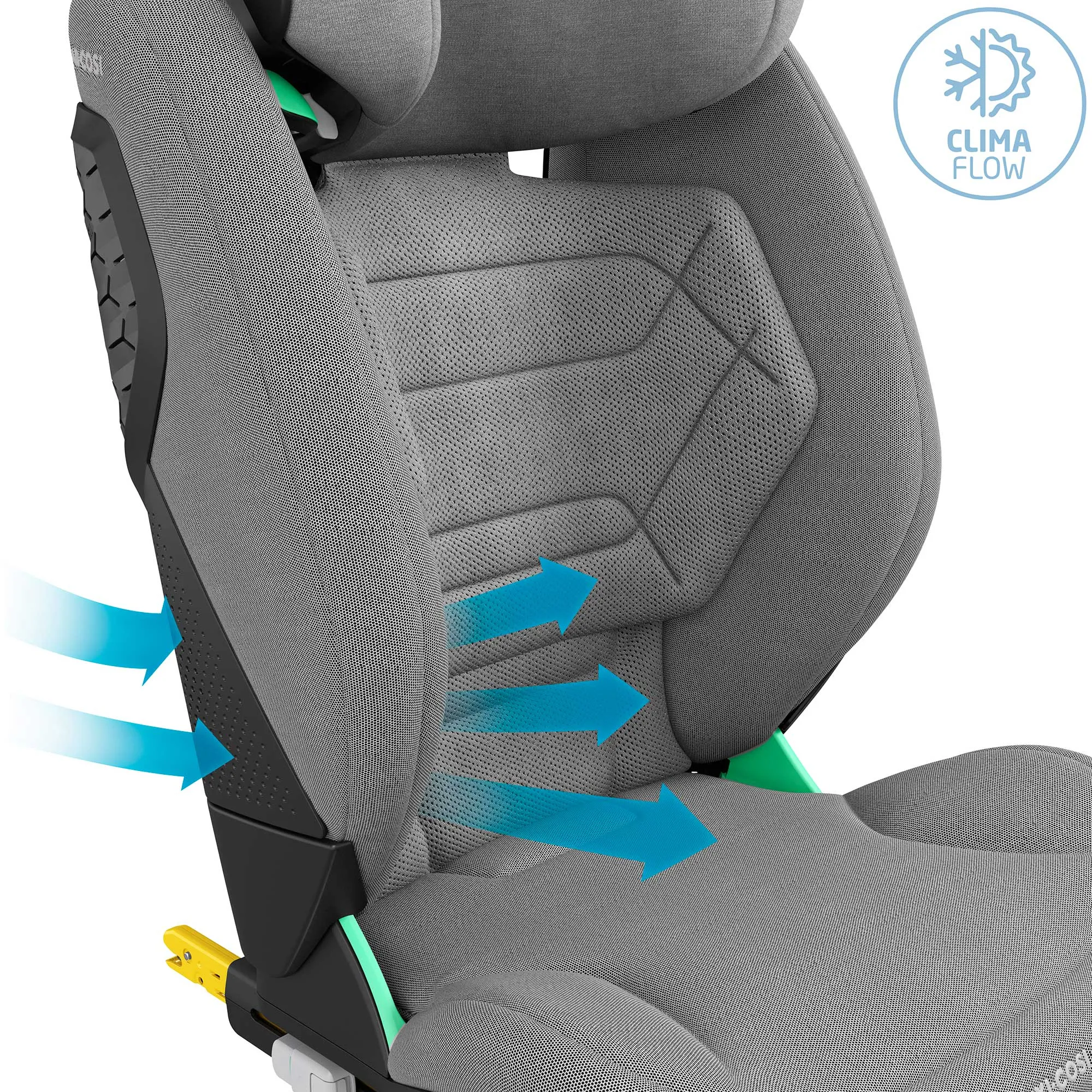 Maxi-Cosi Rodifix Pro 2 i-size Booster Seat in Authentic Grey