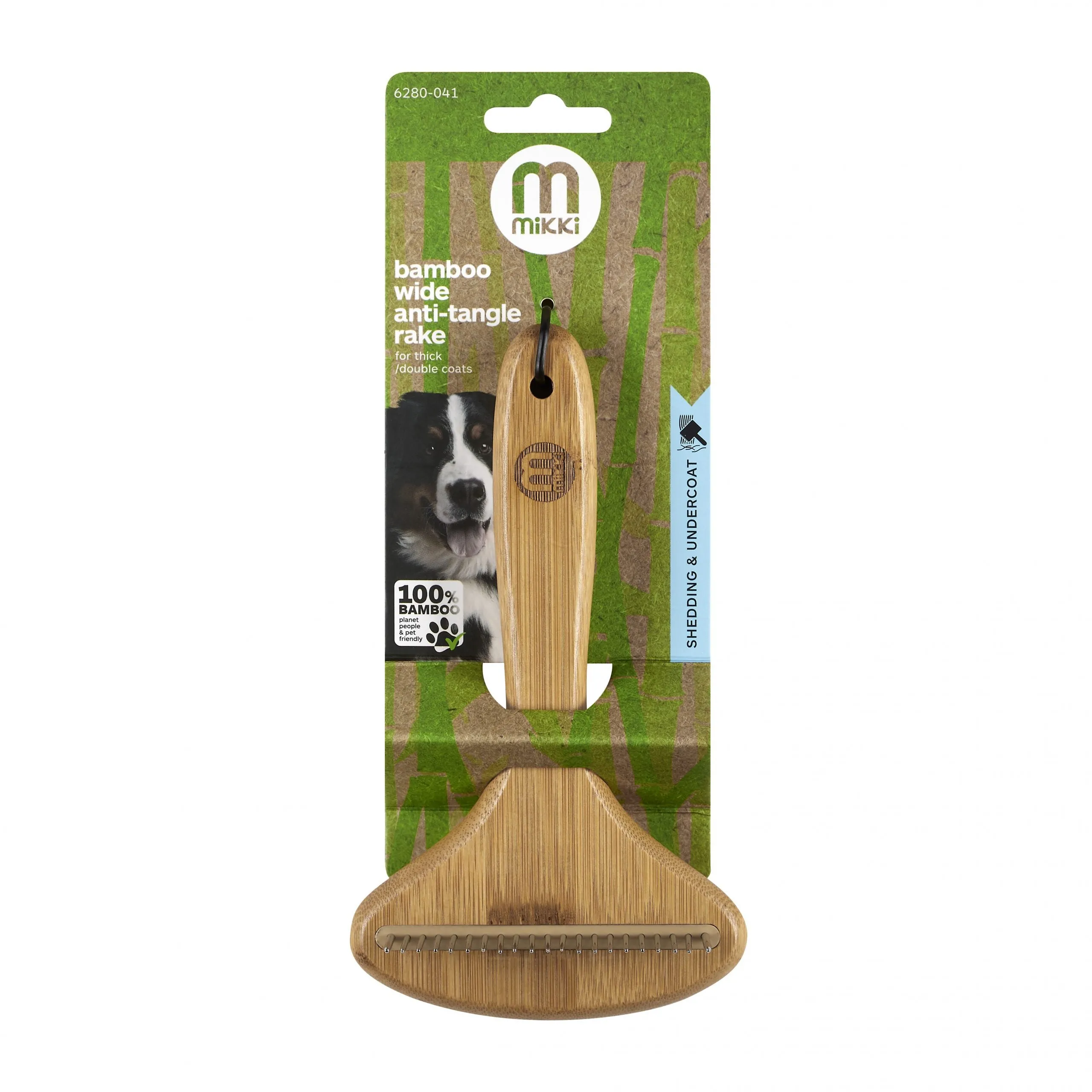 Mikki Bamboo Pet Brush