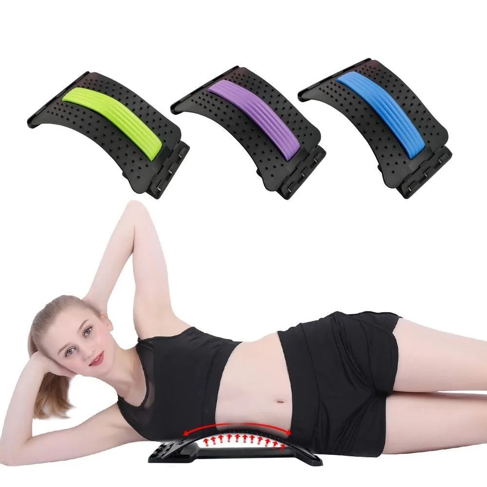 Multi-Level Back Stretching Massager Lumbar Back Support