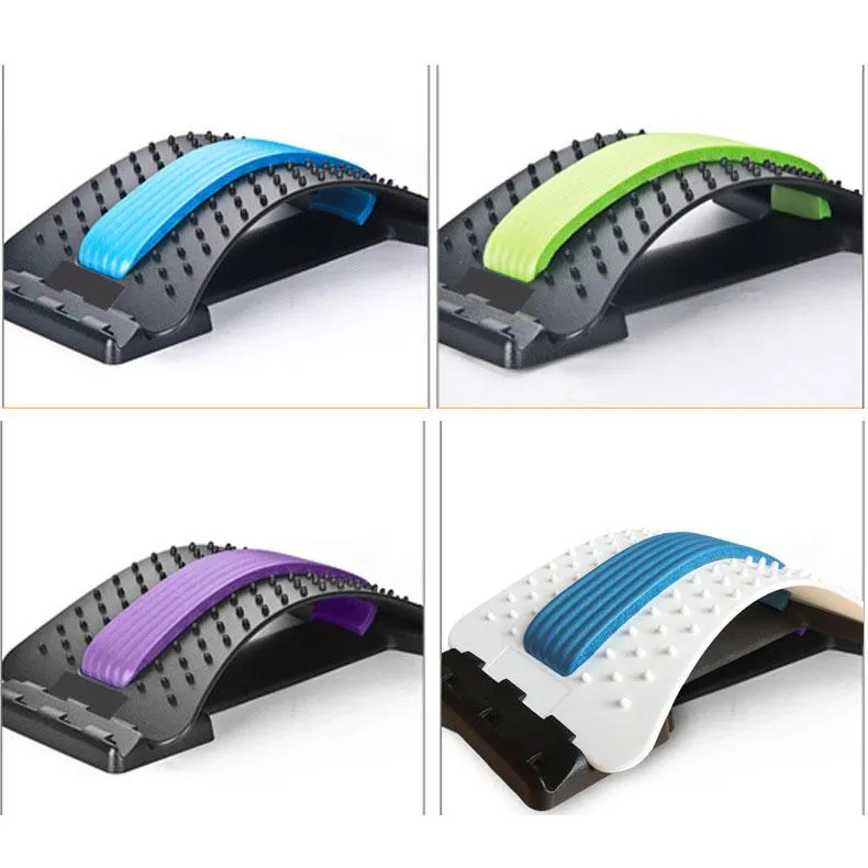 Multi-Level Back Stretching Massager Lumbar Back Support