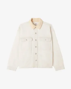 Obey IDRIS SHIRT JACKET - SILVER GREY MULTI