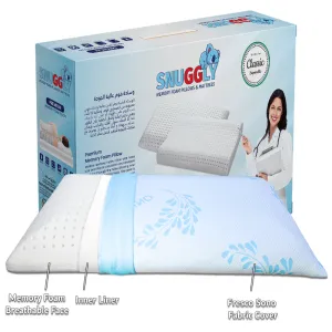 Orthopedic Memory Foam Pillow: Saponetta – BreathEasy, Classic Size