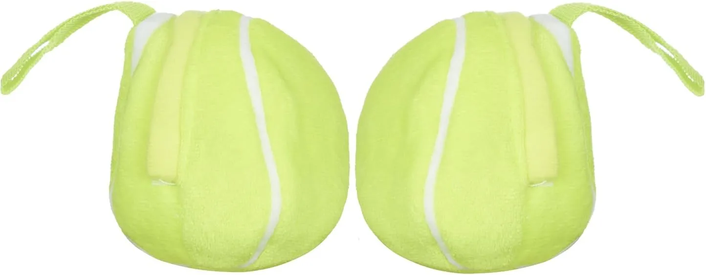 PetDroid 2 Pack Replacement Dog Ball Tennis Plush Cover