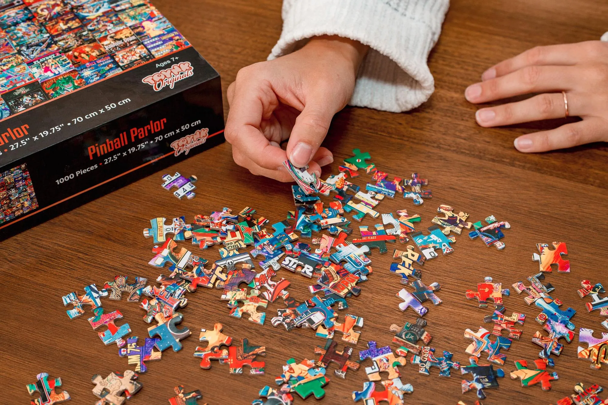 Pinball Parlor Retro Arcade Puzzle | 1000 Piece Jigsaw Puzzle