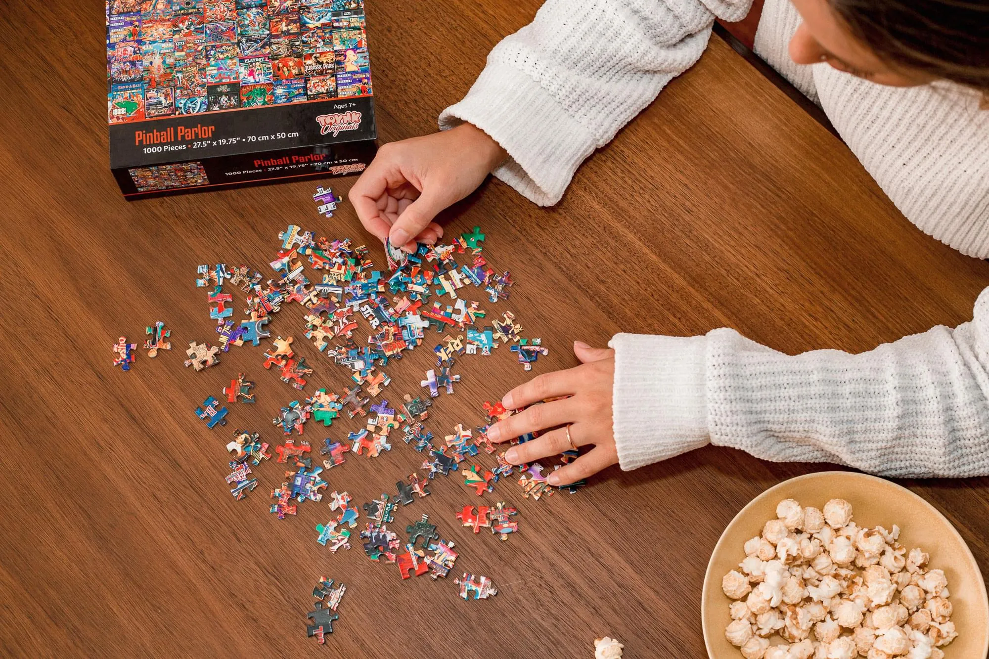 Pinball Parlor Retro Arcade Puzzle | 1000 Piece Jigsaw Puzzle