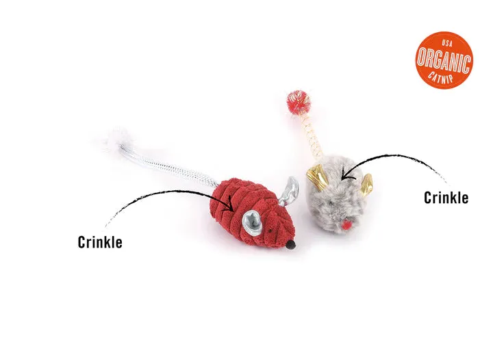 P.L.A.Y - Feline Frenzy Cat Toy Critter Collection With Catnip