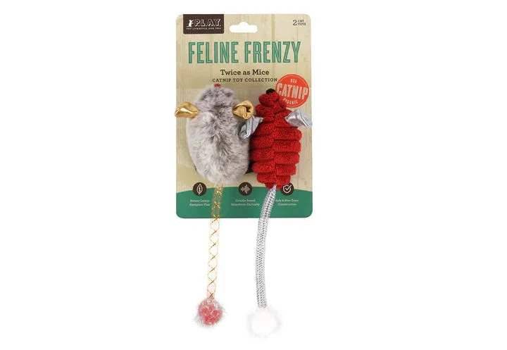 P.L.A.Y - Feline Frenzy Cat Toy Critter Collection With Catnip