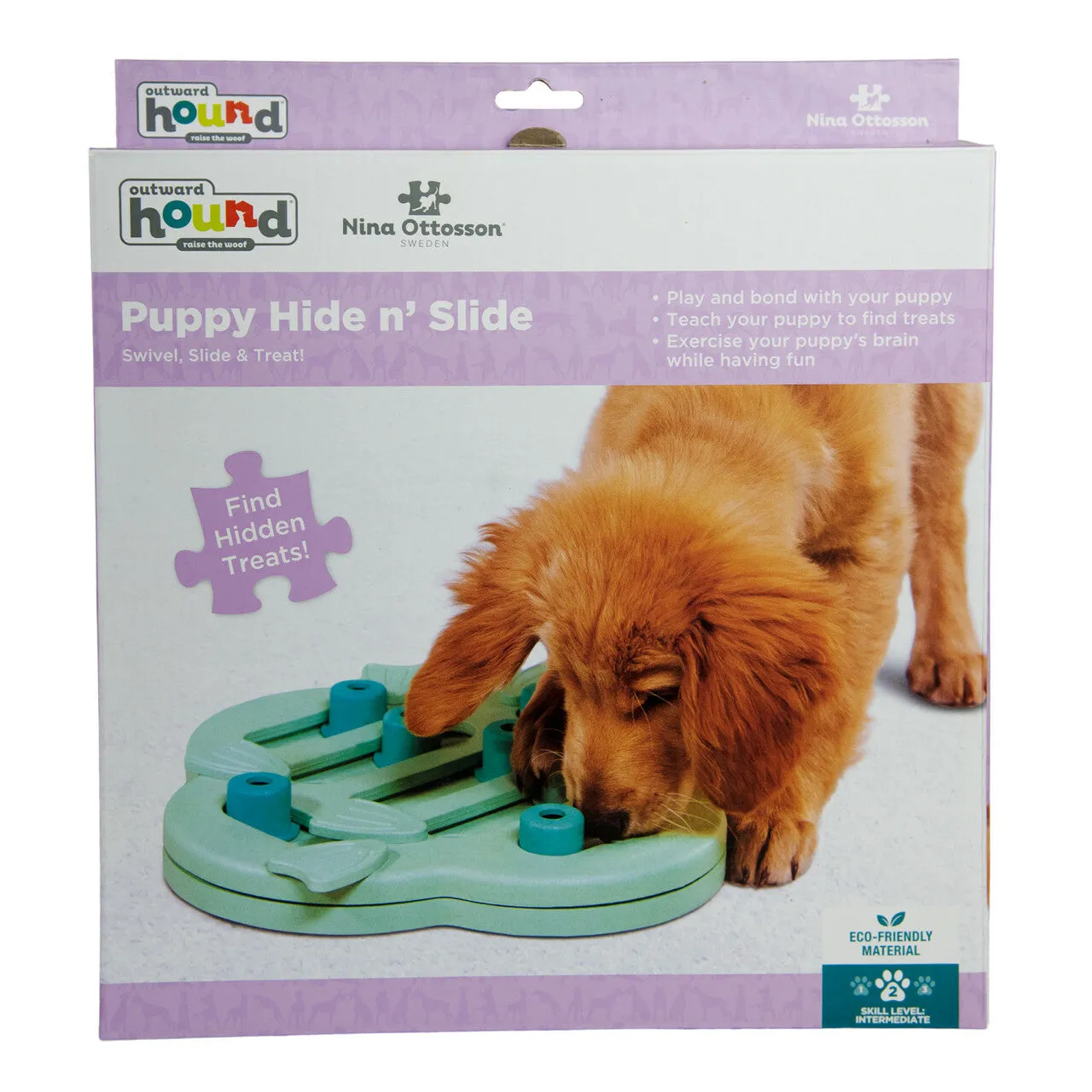 puppy hide n' slide puzzle toy