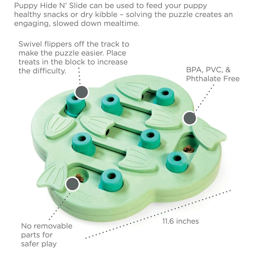 puppy hide n' slide puzzle toy