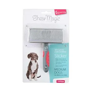 Shear Magic Dog Brush Slicker For Medium Dogs