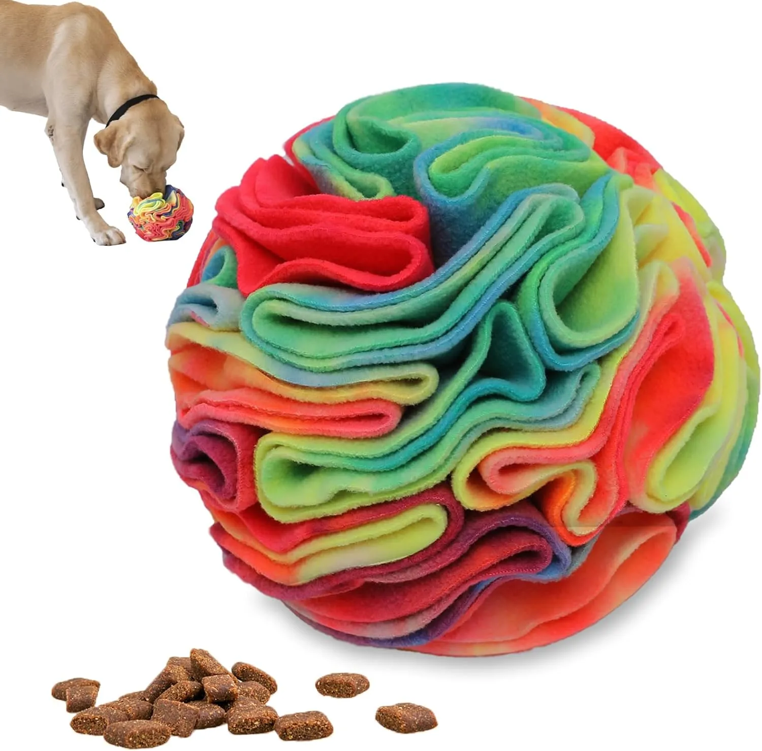 Snuffle Ball for Dogs, Slow Down Eating, Dog Enrichment Toys, Sniffle Interactive Treat Game, Enhance Sniffing, Dog Snuffle Puzzle Toy