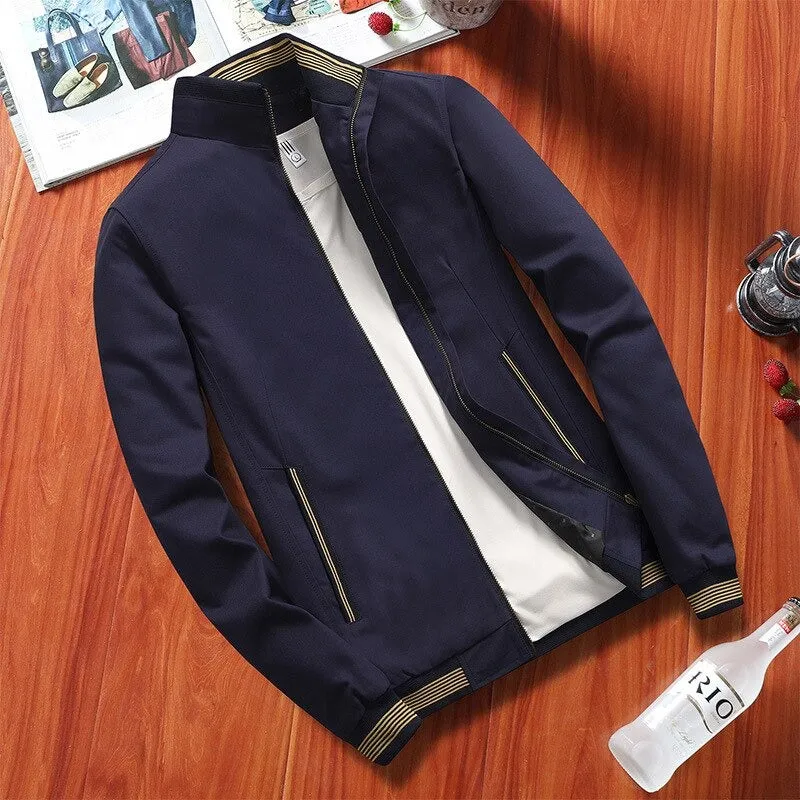 Stylish Casual Thin Slim Baseball Men Jackets
