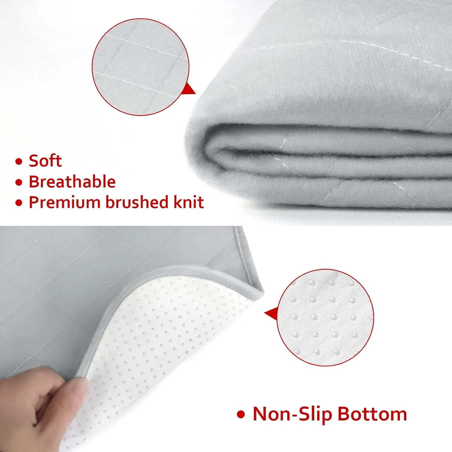 Washable Pee Pads for Dogs Extra Large 72" x 72", Reusable Dog Playpen Pads for Large Dogs, Non-Slip Whelping Pads, for Training, Travel, Whelping, Housebreaking, Incontinence, for Playpen, Crate