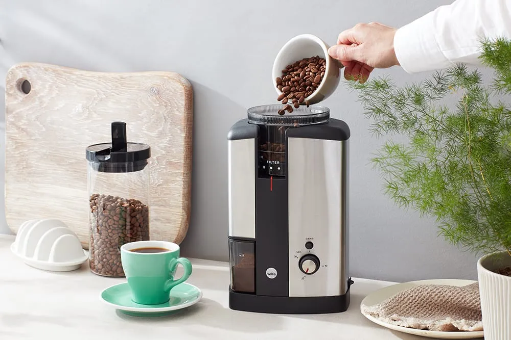 Wilfa Svart Coffee Grinder (Silver) - Bundle of 9