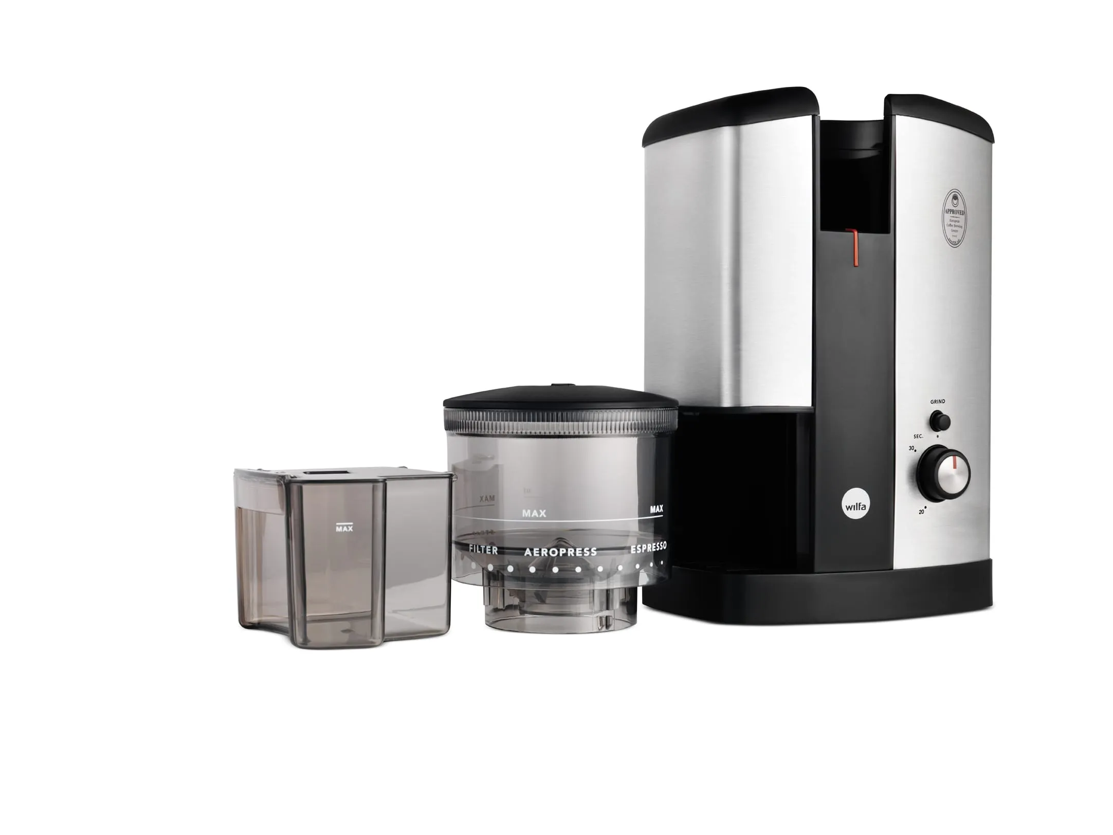 Wilfa Svart Coffee Grinder (Silver) - Bundle of 9