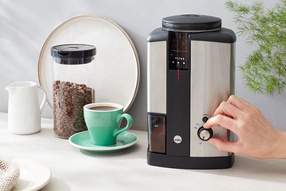 Wilfa Svart Coffee Grinder (Silver) - Bundle of 9