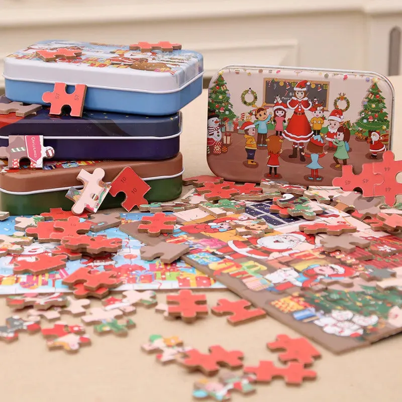 Wooden Child Puzzle Set