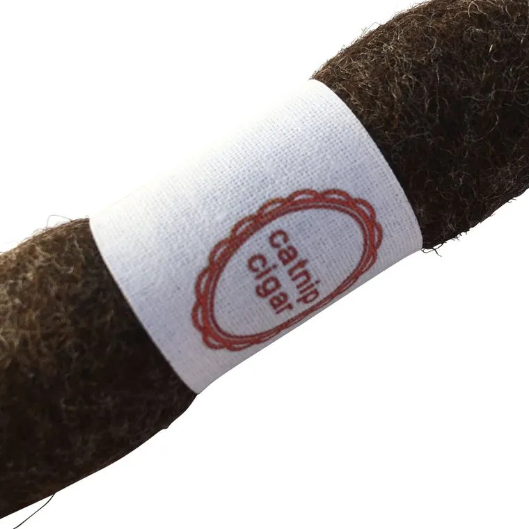 Wool Catnip Cigars Cat Toy Stuffed Organic Catnip by Ciao Gatto